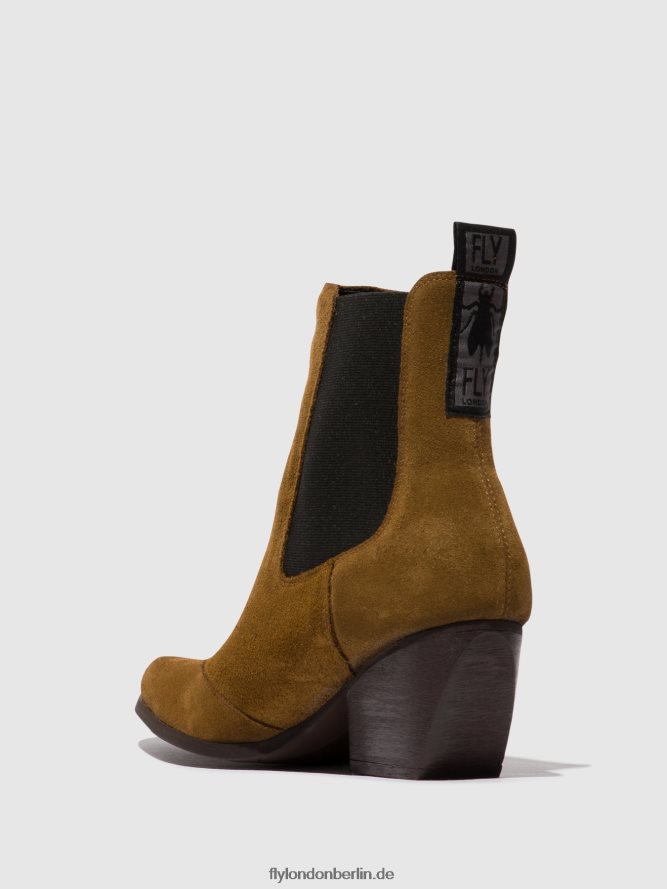 Frauen Fly London Kamel Chelsea-Stiefeletten torm911 DP8RD8113