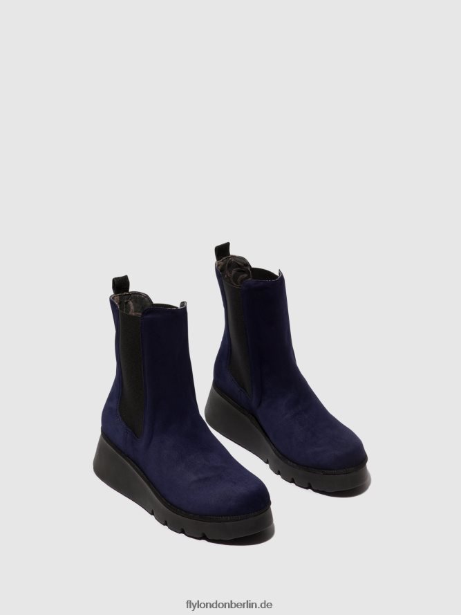 Frauen Fly London Marine Chelsea-Stiefeletten paty405 DP8RD8127