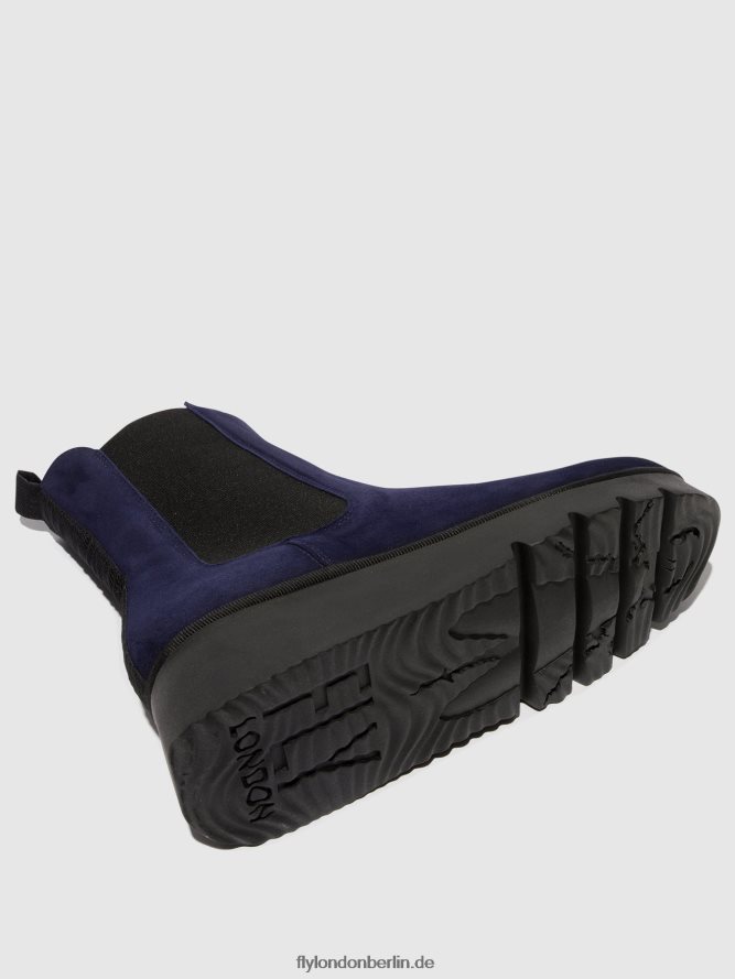 Frauen Fly London Marine Chelsea-Stiefeletten paty405 DP8RD8127