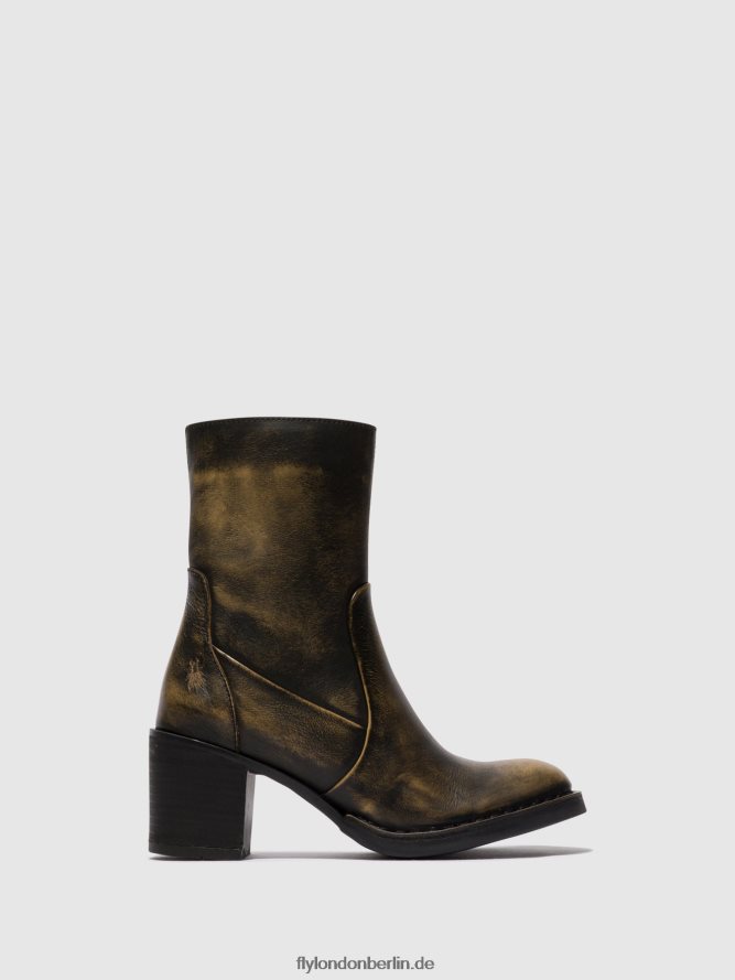 Frauen Fly London Olive Stiefeletten mit Reißverschluss becy097 DP8RD867