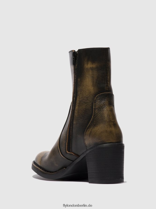 Frauen Fly London Olive Stiefeletten mit Reißverschluss becy097 DP8RD867