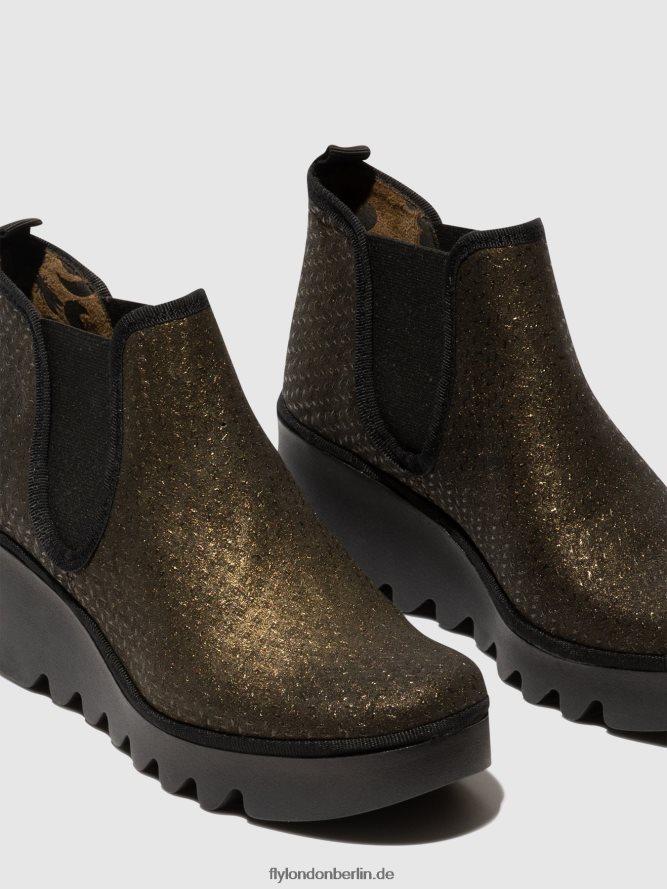 Frauen Fly London Olivenspitzen Chelsea-Stiefeletten byne349 DP8RD825