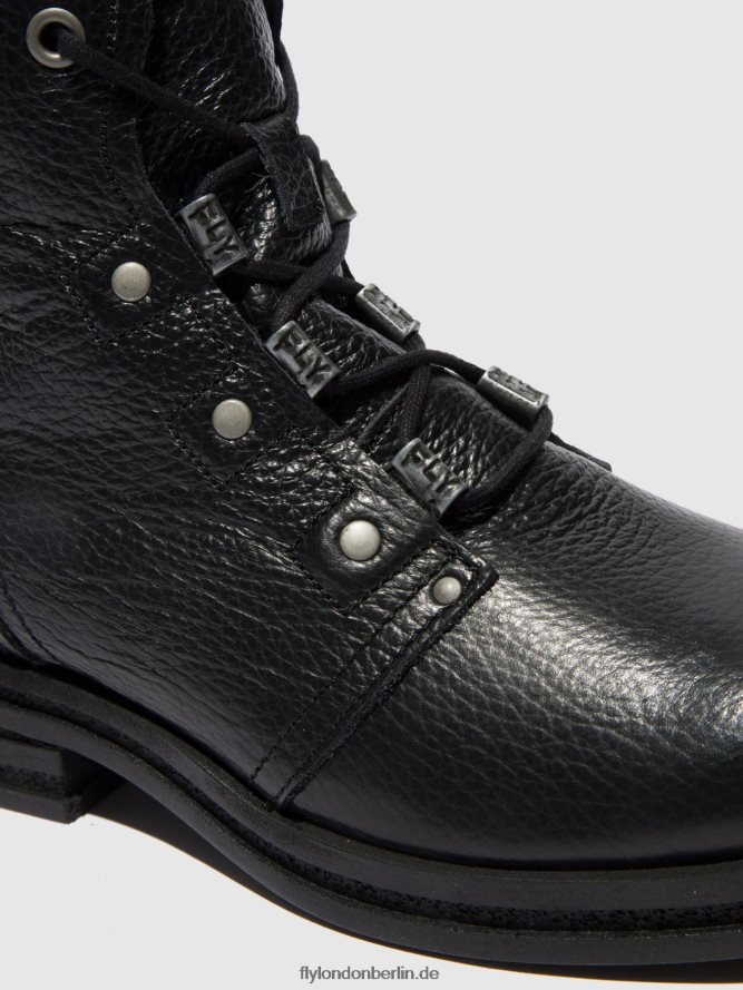 Frauen Fly London Rio schwarz Schnürstiefeletten knot792 DP8RD8198