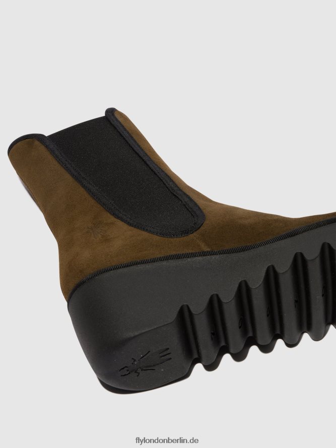 Frauen Fly London Schlamm Chelsea-Stiefeletten byro395 DP8RD8148