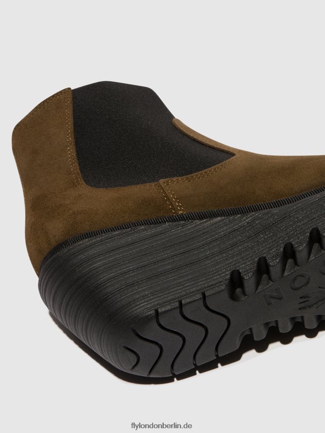 Frauen Fly London Schlamm Chelsea-Stiefeletten yade398 DP8RD8116