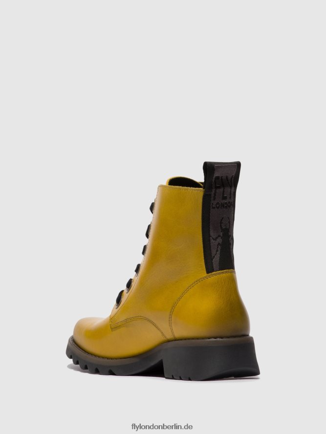 Frauen Fly London Senf Schnürstiefeletten ragi539 DP8RD896
