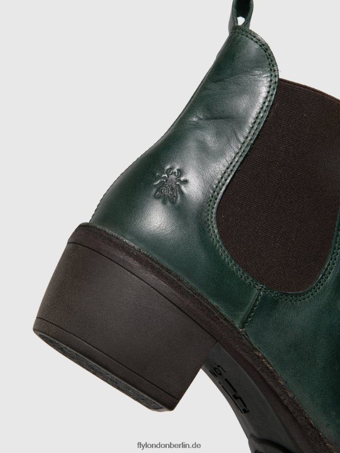 Frauen Fly London Teppich Benzin Chelsea-Stiefeletten meme030 DP8RD8260