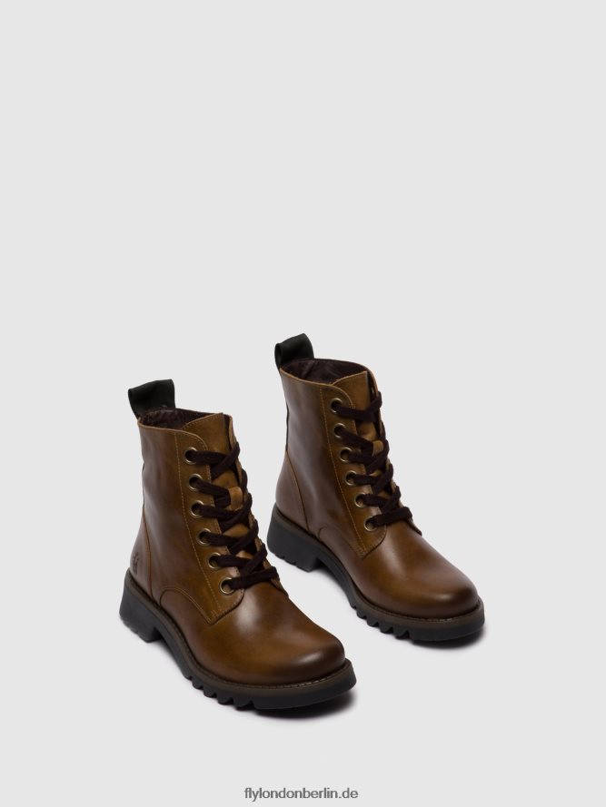 Frauen Fly London Teppich Kamel Schnürstiefeletten ragi539 DP8RD8251
