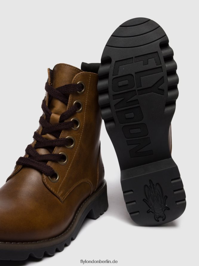 Frauen Fly London Teppich Kamel Schnürstiefeletten ragi539 DP8RD8251