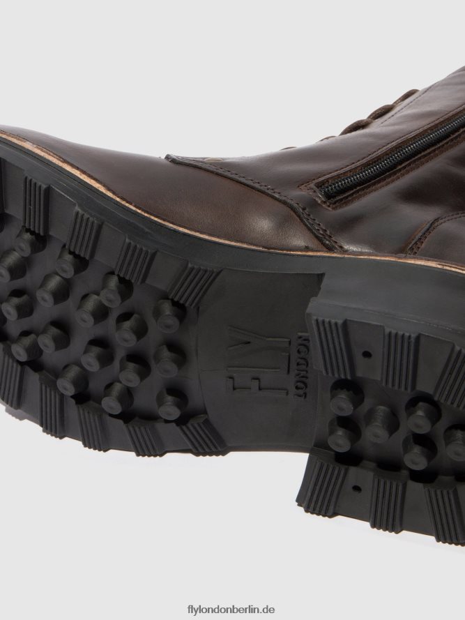 Frauen Fly London Teppich dk. braun Schnürstiefeletten thor035 DP8RD8245