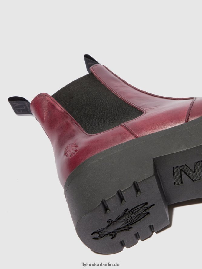 Frauen Fly London Teppich lila Chelsea-Stiefeletten medi789 DP8RD8223