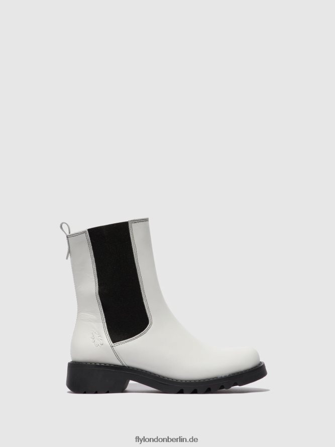Frauen Fly London Teppich offwhite (schwarz) Chelsea-Stiefeletten rein795 DP8RD8217
