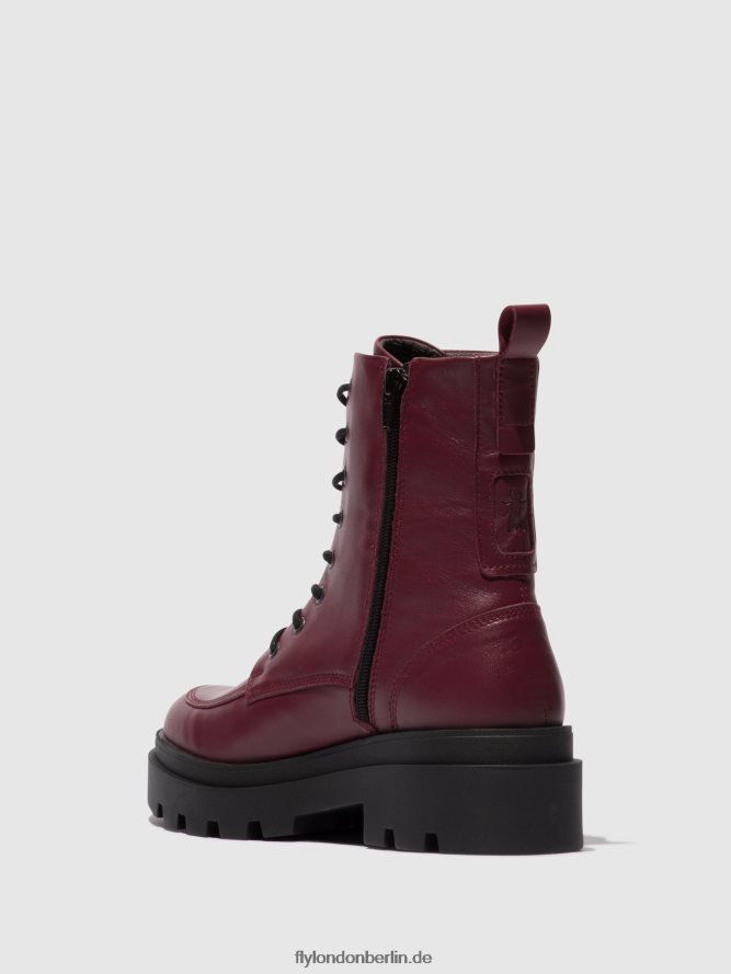 Frauen Fly London Wein Schnürstiefeletten jaye878 DP8RD897