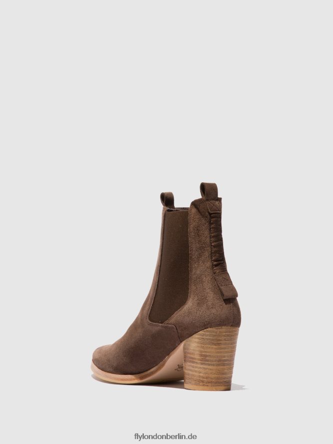 Frauen Fly London Wildlederbüffel Chelsea-Stiefeletten aden824 DP8RD8234