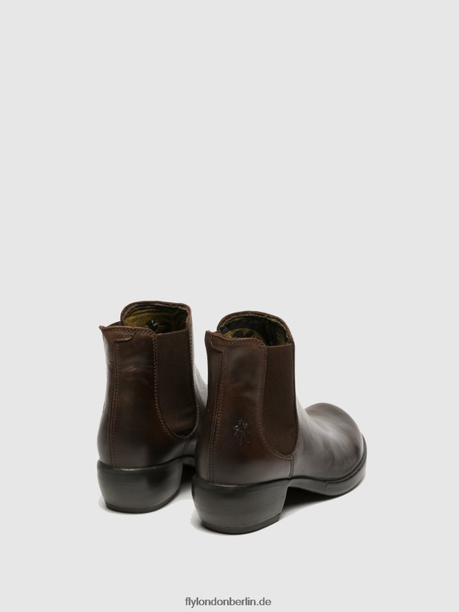 Frauen Fly London braun Chelsea-Stiefeletten, Marke DK DP8RD8263