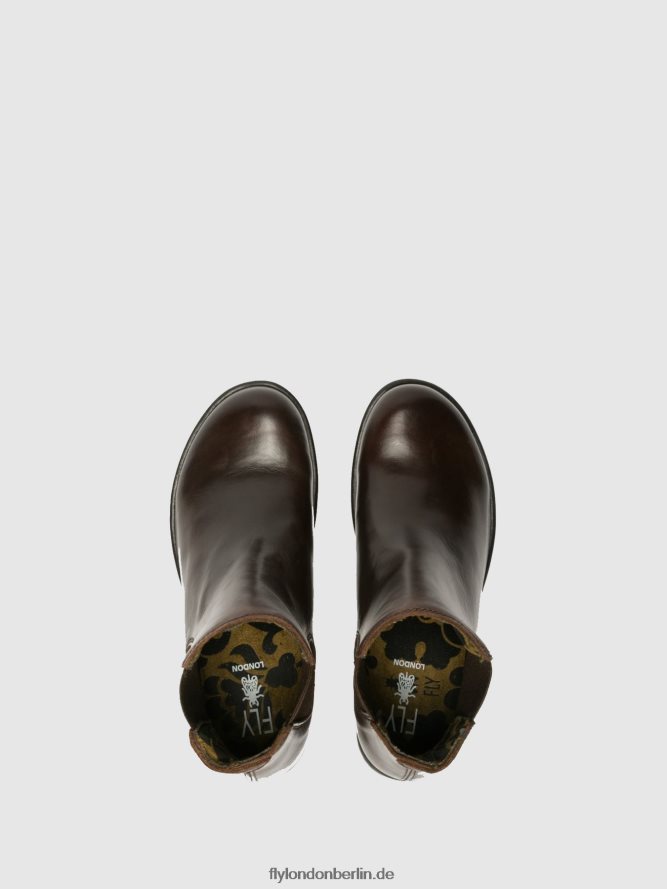 Frauen Fly London braun Chelsea-Stiefeletten, Marke DK DP8RD8263