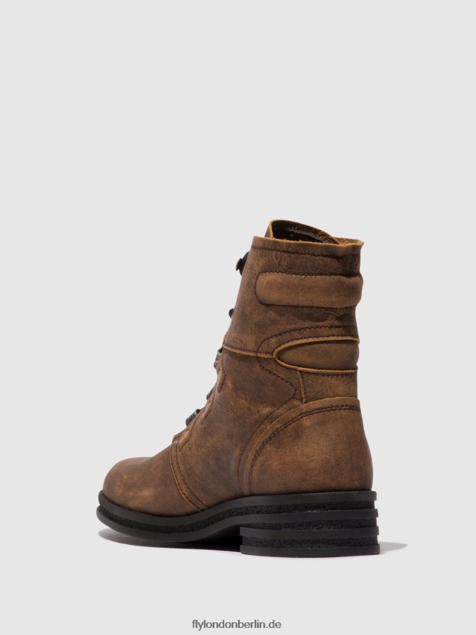 Frauen Fly London braun Schnürstiefeletten knot792 DP8RD898