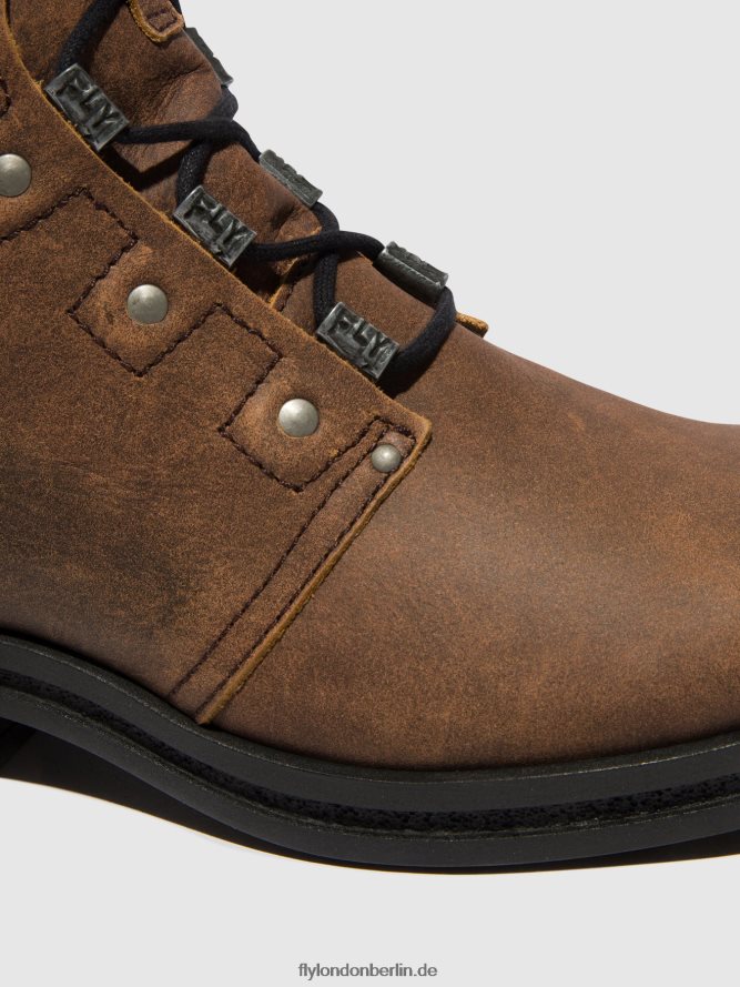 Frauen Fly London braun Schnürstiefeletten knot792 DP8RD898