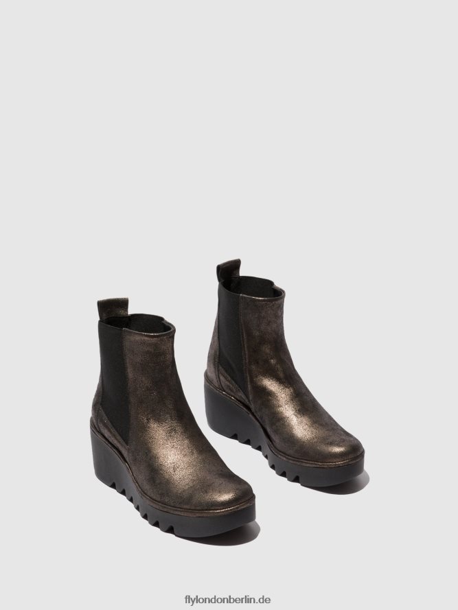 Frauen Fly London cooler Graphit Chelsea-Stiefeletten bagu233 DP8RD8236