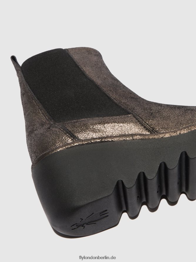 Frauen Fly London cooler Graphit Chelsea-Stiefeletten bagu233 DP8RD8236