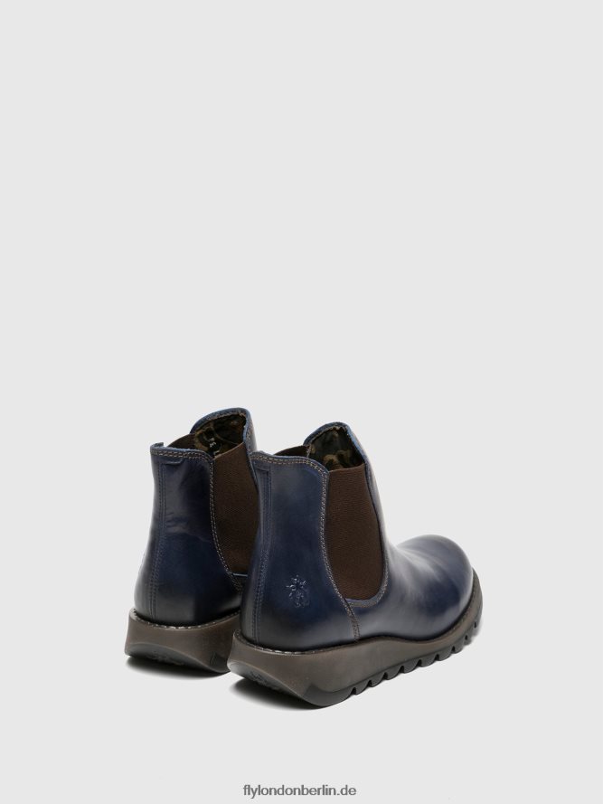 Frauen Fly London salvblau Chelsea-Stiefeletten DP8RD8278