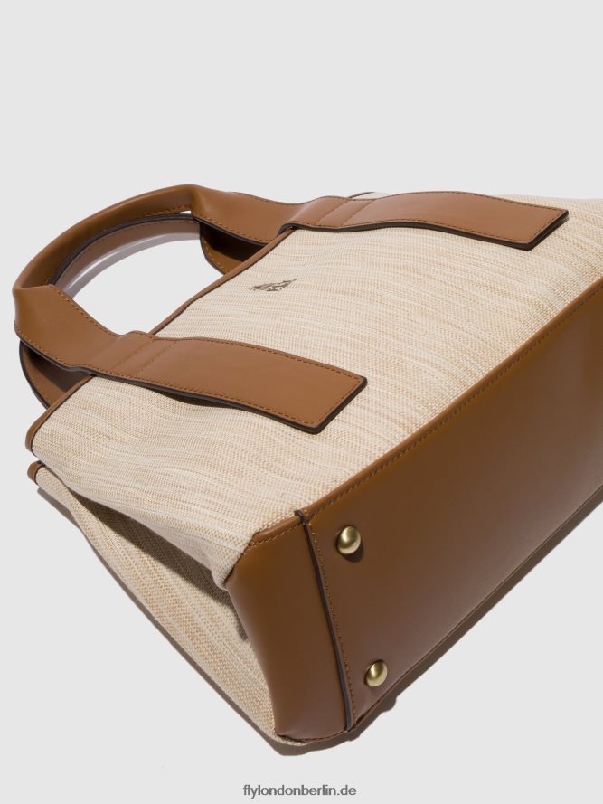 Frauen Fly London Sand/Kamel Handtaschentaschen dock733 DP8RD8783