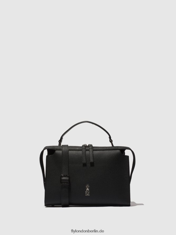 Frauen Fly London Schwarz Handtaschentaschen demy734 DP8RD8781