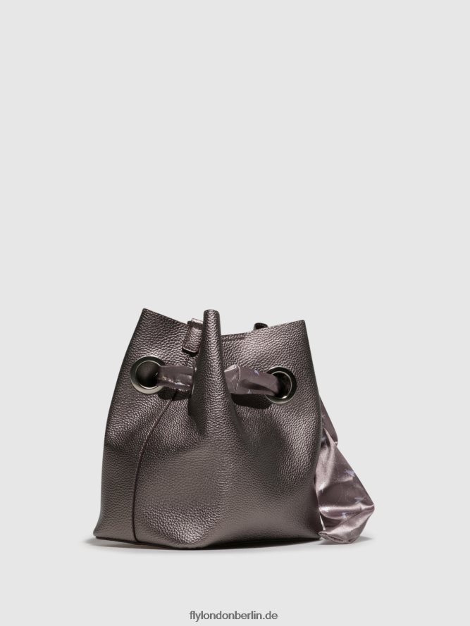 Frauen Fly London dunkles Silber Handtaschentaschen caia727 DP8RD8795