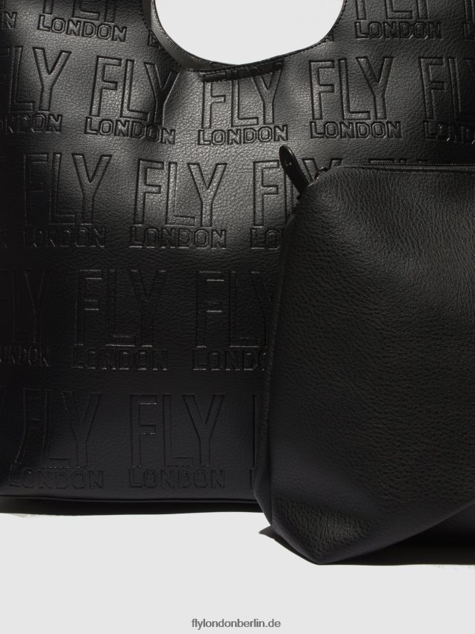 Frauen Fly London Schwarz Umhängetaschen deja737 DP8RD8785