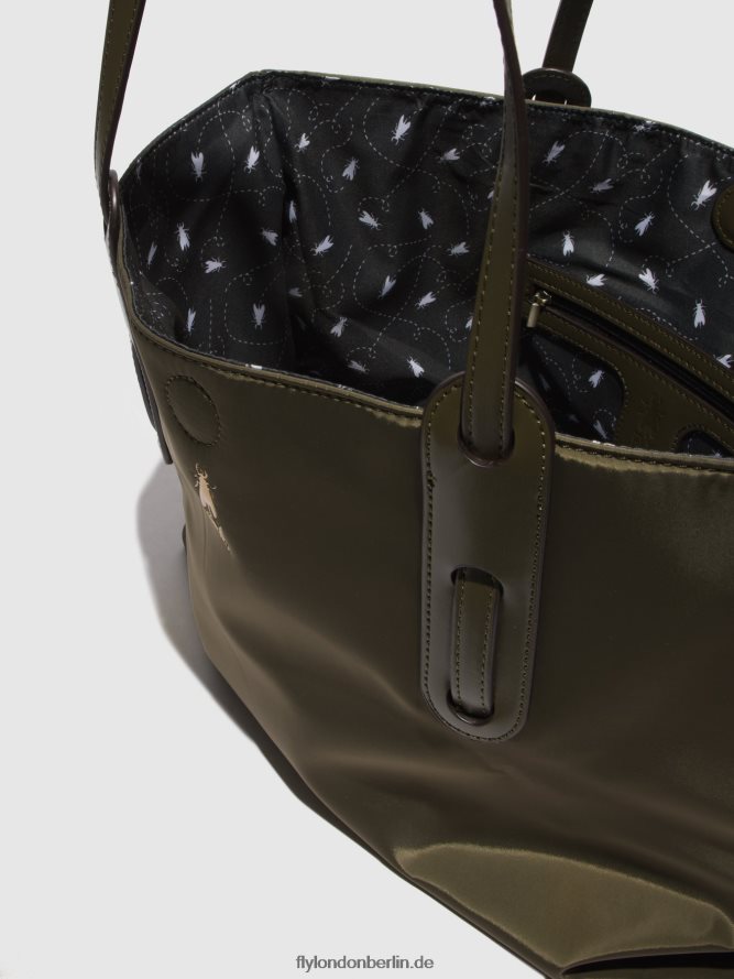 Frauen Fly London Grün Tragetaschen dozi738 DP8RD8790