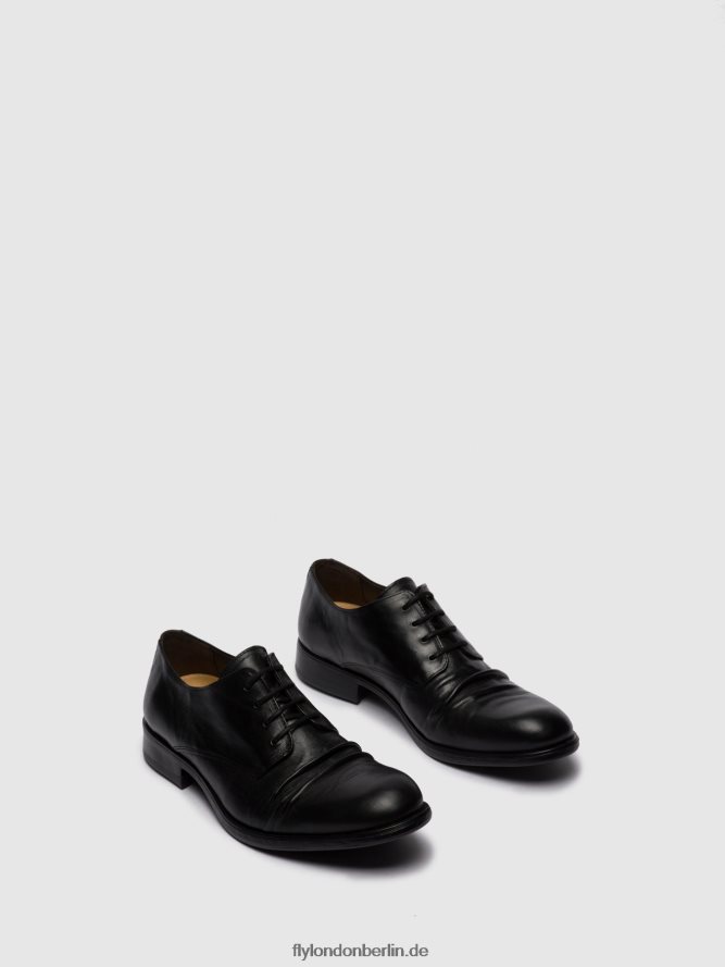 Männer Fly London Estigma schwarz Schnürschuhe mask576 DP8RD8833