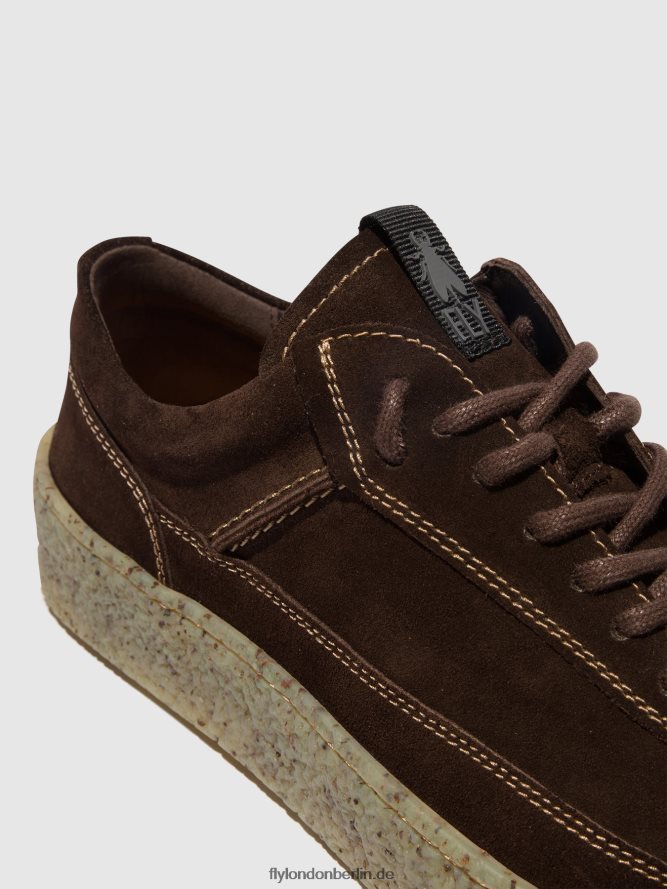 Männer Fly London Mokka Schnürschuhe ruko589 DP8RD8819