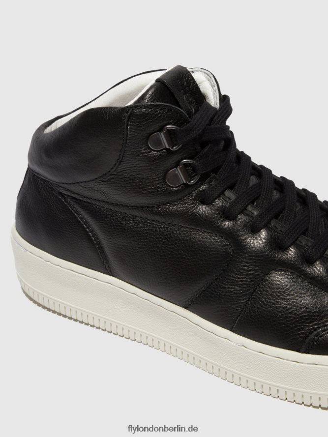 Männer Fly London Schwarz Schnürsneaker beap543 DP8RD8835