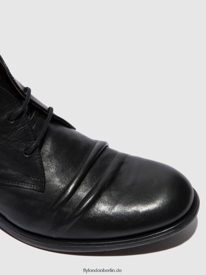 Männer Fly London Estigma schwarz Schnürstiefeletten muro577 DP8RD8813