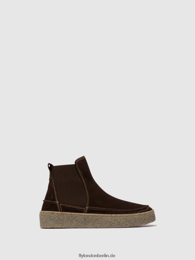 Männer Fly London Mokka Chelsea-Stiefeletten roop541 DP8RD8801