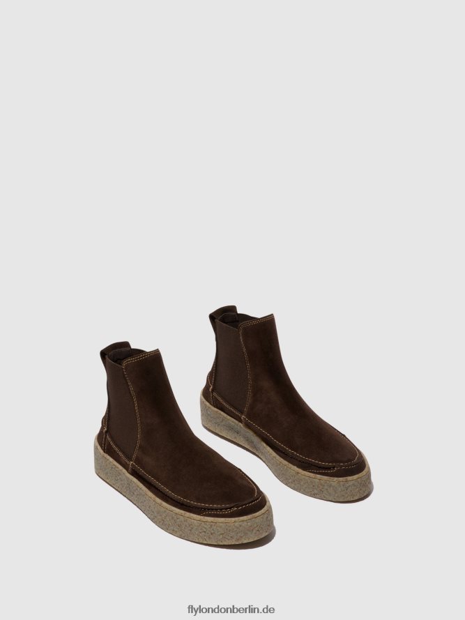 Männer Fly London Mokka Chelsea-Stiefeletten roop541 DP8RD8801