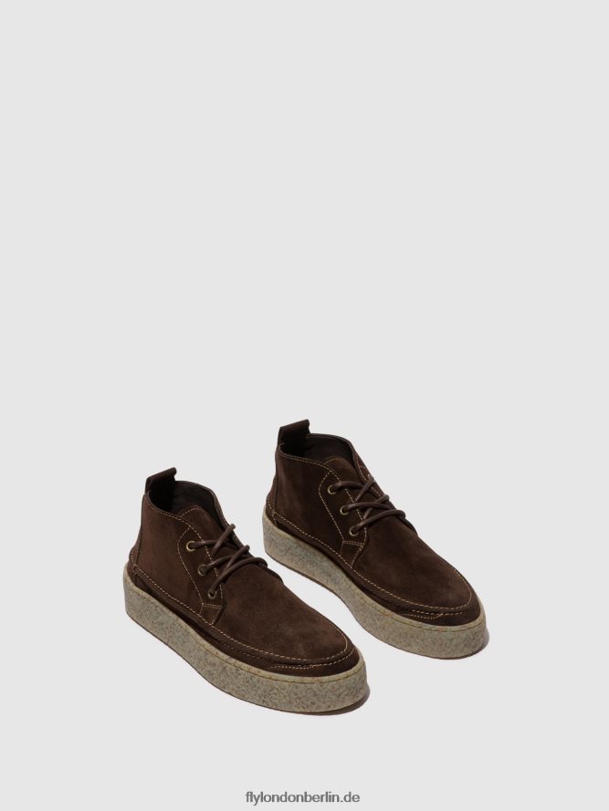 Männer Fly London Mokka Schnürstiefeletten roly518 DP8RD8798