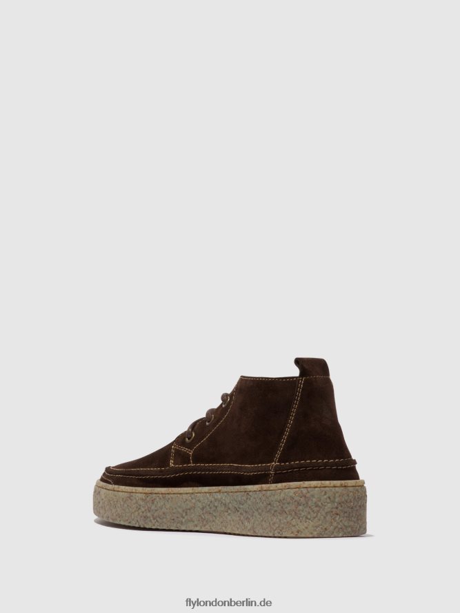 Männer Fly London Mokka Schnürstiefeletten roly518 DP8RD8798